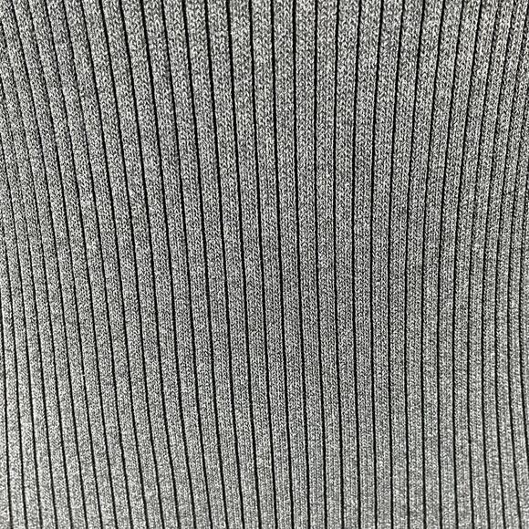 ASTR Charcoal Gray Cold Shoulder Mock Neck Bodycon Midi Sweater Dress Medium NWT - Picture 9 of 14